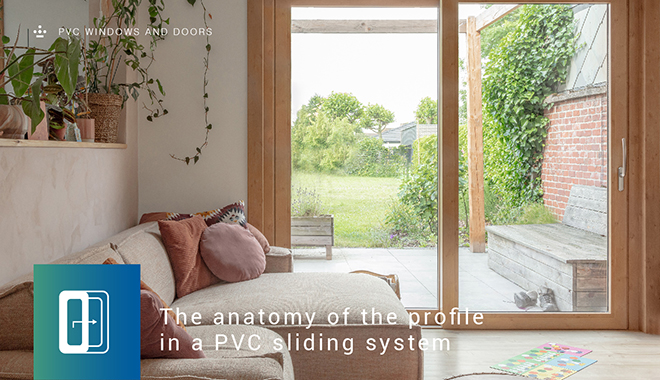 The anatomy of a profile in a PVC sliding system